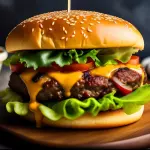 Hamburguesa tradicional con papas