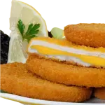 Medallón de pollo y cheddar