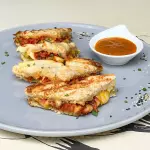 Sándwich de pesto y madurados