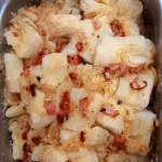 Aipim Farofado com Bacon
