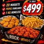 20 Nuggets, bon, papas