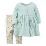 Conjunto Cat & Flowers