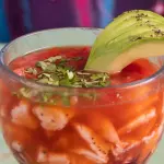 COCTEL DE CAMARON CON PULPO