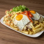 Chivito al Plato x 2 c/ Fritas