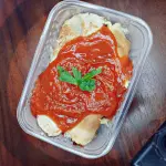 Panqueca de aveia com frango