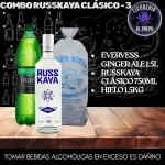 Russkaya Clásico + Evervess + Hielo