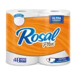 Papel Higienico ROSAL PLUS 400 HOJAS
