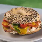 Pork bagel