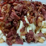 Porção de Batata C/Bacon e Requeijão
