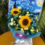 Buquê Van Gogh🌻💙