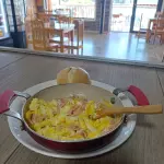Huevo revuelto con jamón