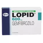 LOPID 600MG 20 TABLETAS RECUBIERTAS