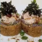 Hot Patê Salmão Couve Crispy