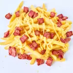 Batata Frita Média + Bacon e Cheddar