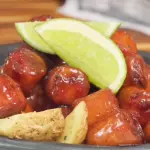 Chorizos glaseados