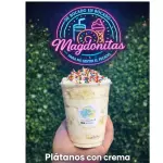 Plátanos con crema