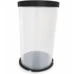 Caja cilindro largo negro