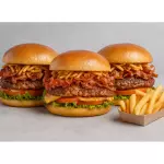 PROMO 3 HamburguesaS + papas