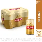 CUSQUEÑA DORADA LATA 355 ML SIX PACK