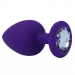 Plug  Anal Silicona Con joya