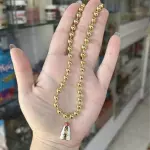 Collar bolitas grandes virgen
