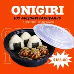 combo  3 oigiris queso 3 takoyakis