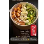 POKE langostinos + Coca Cola