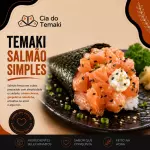 Temaki salmão simples