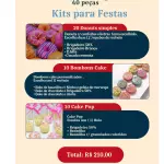 3 Kit festa 40 peças