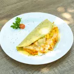 Crepioca de frango cremoso com milho