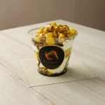 Durazno con crema