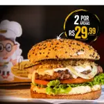 2 Hambúrguer toscano por  29,99