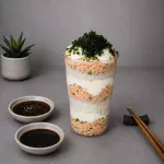 Sushi no copo (Salmão Grelhado)