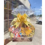 Cesta amigo doce dourada