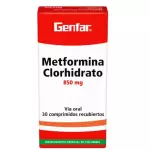 METFORMINA 850MG CAJA X 30 TAB