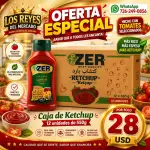 Caja de ketchup 12u
