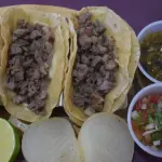 (2) Tacos de arrachera/beef skirt