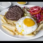 Hamburguesa al plato