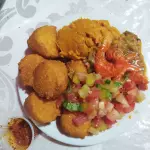 Porção de acarajé