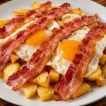 Huevos Rotos con Bacon