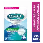 corega tabs 30 tabletas efervesentes