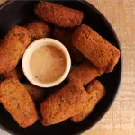 Croquete de Mandioca com Carne Seca