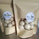 Drageados de avelã com chocolate bra