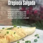 Crepioca de Queijo com Tomate