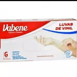Luva Vabene de Vinil Sem Pó