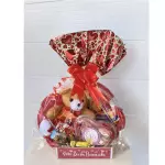 Cesta Namorados urso caramelo
