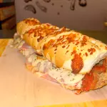 Sanguche de mila napo + papas