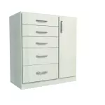 Comoda 5 Cajones y 1 Puerta