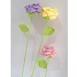 Flor croché individual