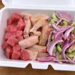 aguachile de atun y pescado CHICA